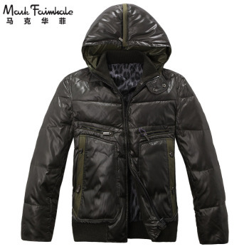 馬克華菲商務男裝高檔面料羽絨服國際時尚外套8113015202 077軍綠色 46/S(165/84A)【圖片 價格 品牌 報價】