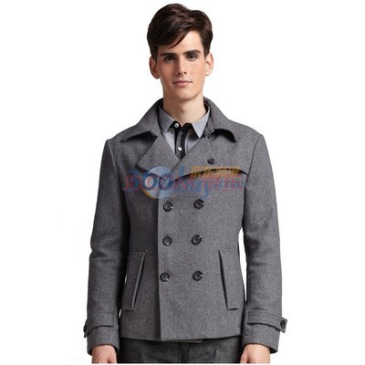 秋冬新款 馬克華菲男裝修身大衣 時尚保暖 7113016710 深灰色 XXL圖片